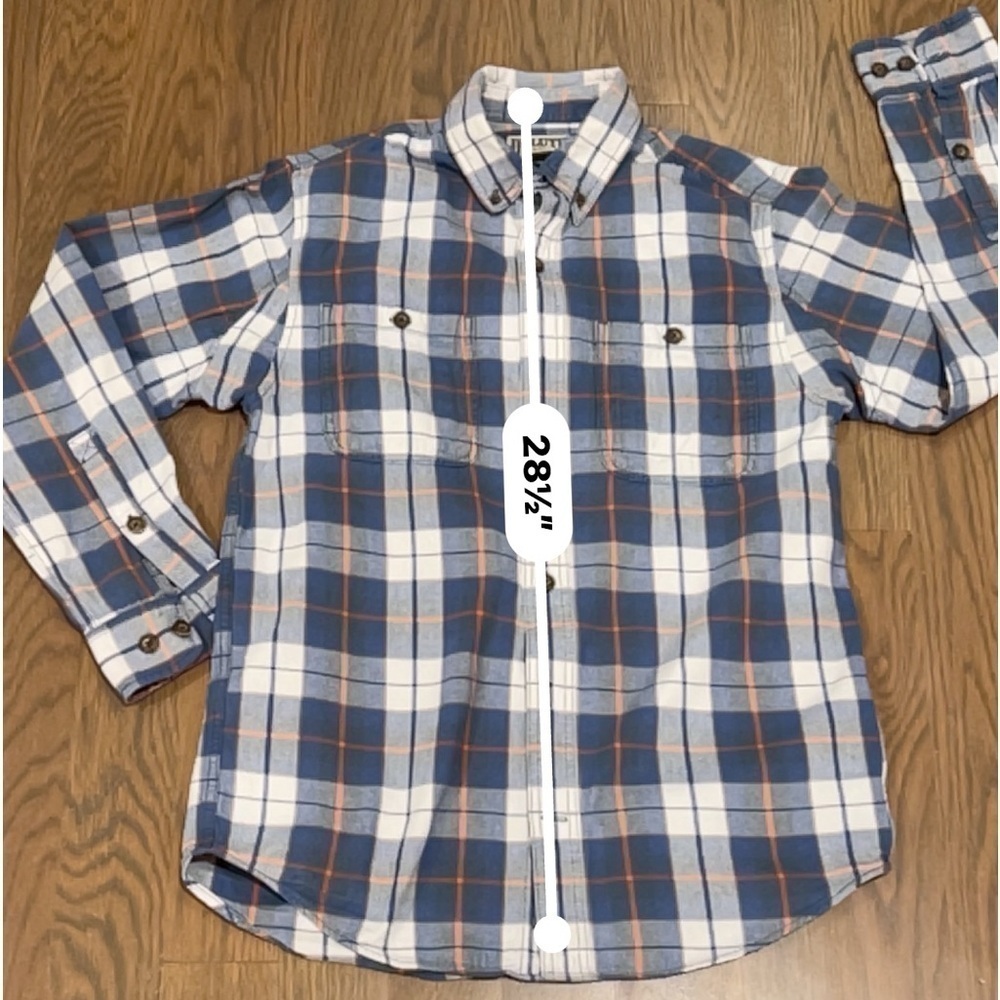 Duluth Trading Men’s Flannel size Medium M grunge y2k H - Picture 5 of 7